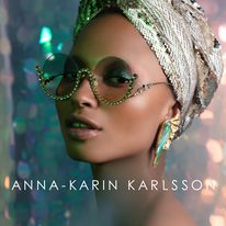 Anna Karin Karlsson Exclusive at I-Topian Optical Fort Myers.  Limited Edition Full Moon in Blush. Crystals and gold eyewear. Designer Sunwear I-Topian OpticalFort Myers and Naples.